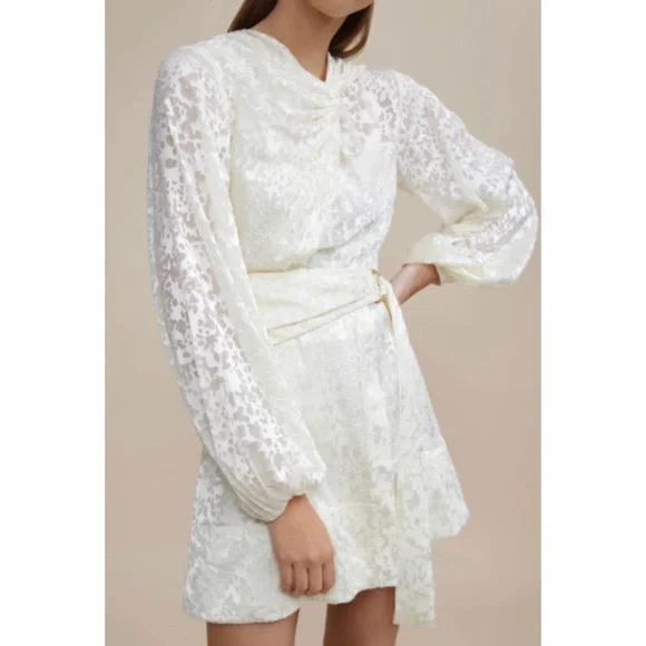 Cream Burling Dress - Picture 2 of 6